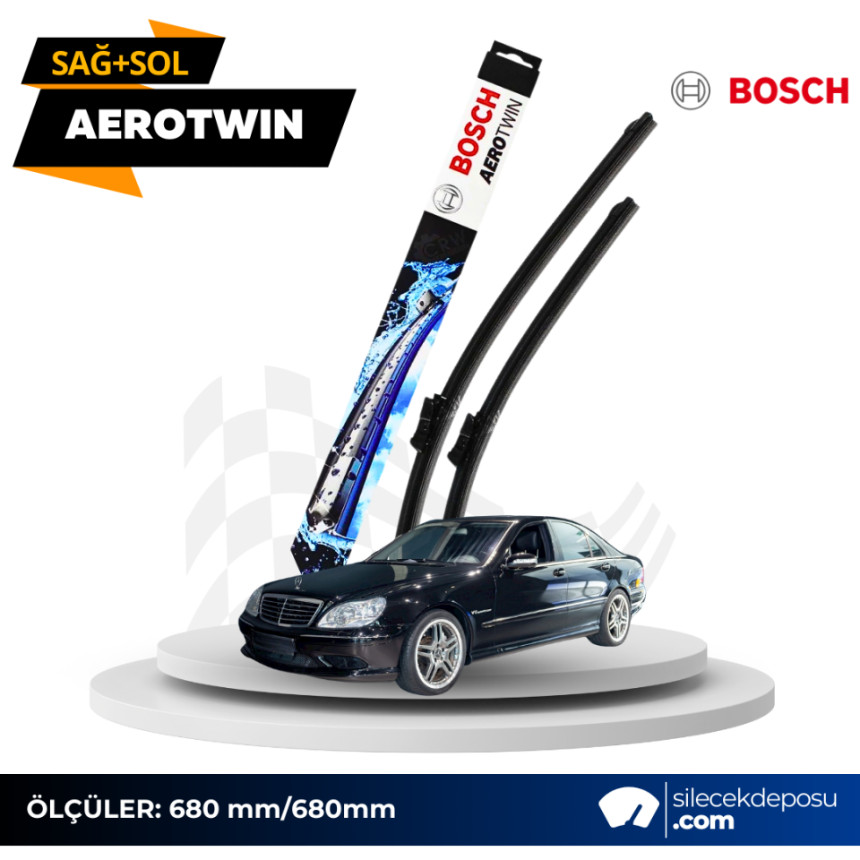 Mercedes S Serisi W220 Ön Silecek 2000-2005 Bosch Aerotwin