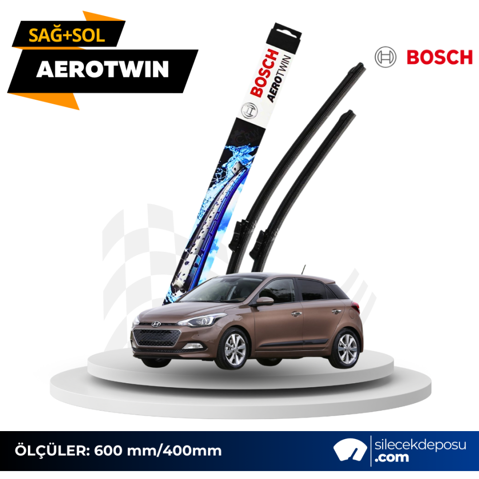 Hyundai i20 Ön Silecek 2015-2020 Bosch Aerotwin