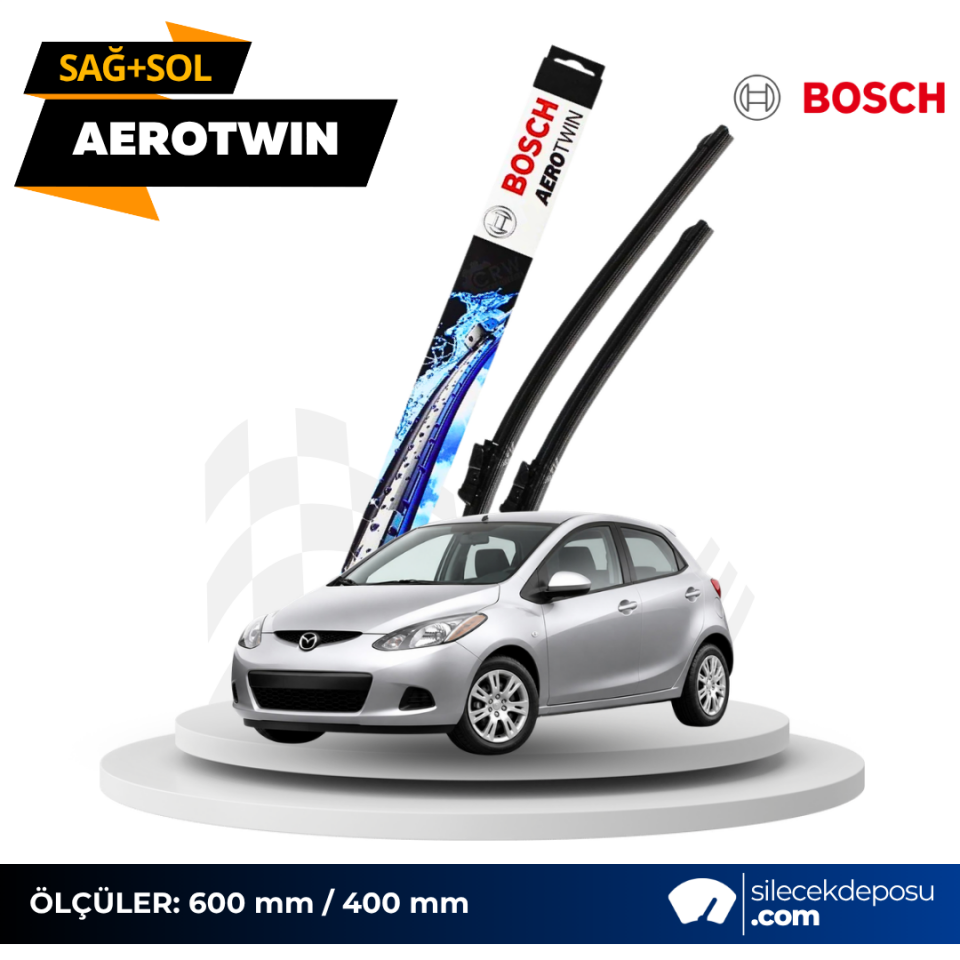 Mazda 2 Ön Silecek (2008-2012) Bosch Aerotwin AR601S