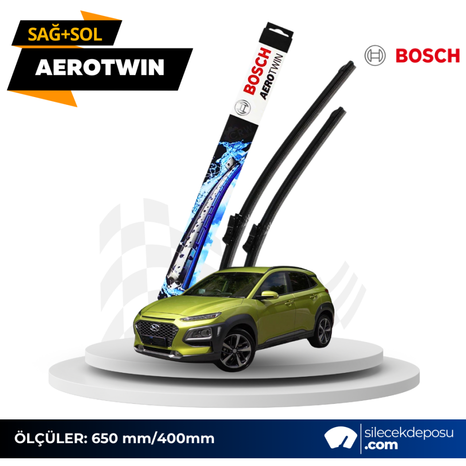 Hyundai Kona Ön Silecek 2018-2022 Bosch Aerotwin