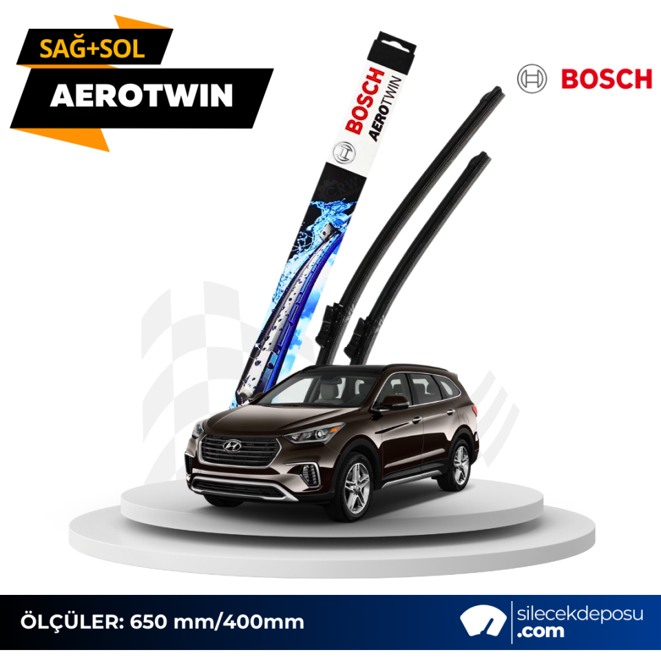 Hyundai Santa Fe Ön Silecek 2018-2020 Bosch Aerotwin