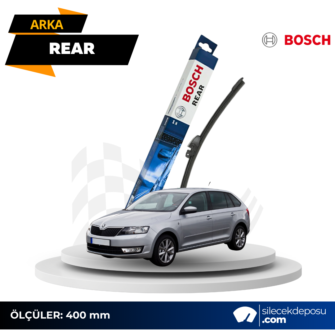 Skoda Rapid Spaceback Arka Silecek 2013-2018 Bosch