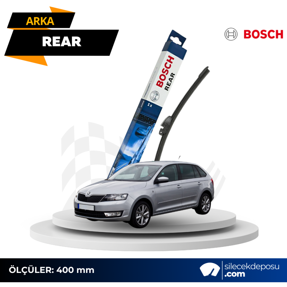 Skoda Rapid Spaceback Arka Silecek 2013-2018 Bosch