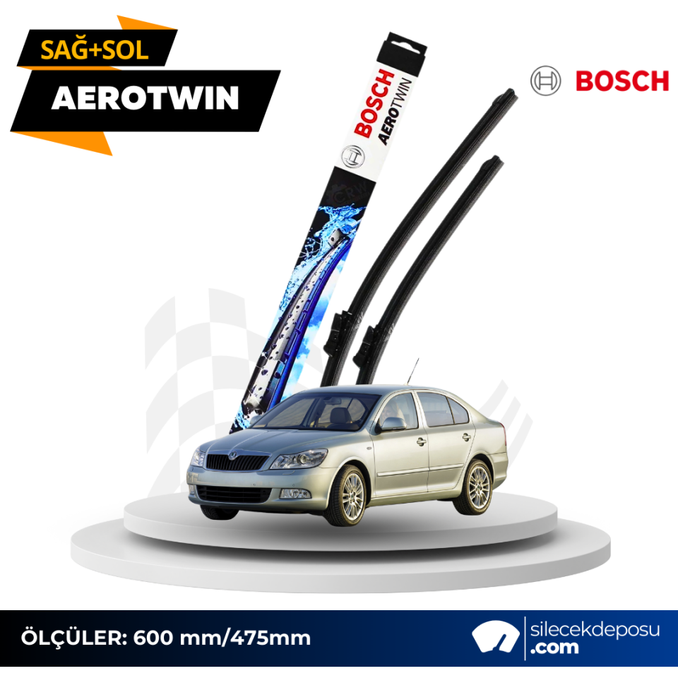 Skoda Octavia Ön Silecek 2006-2012 Bosch Aerotwin