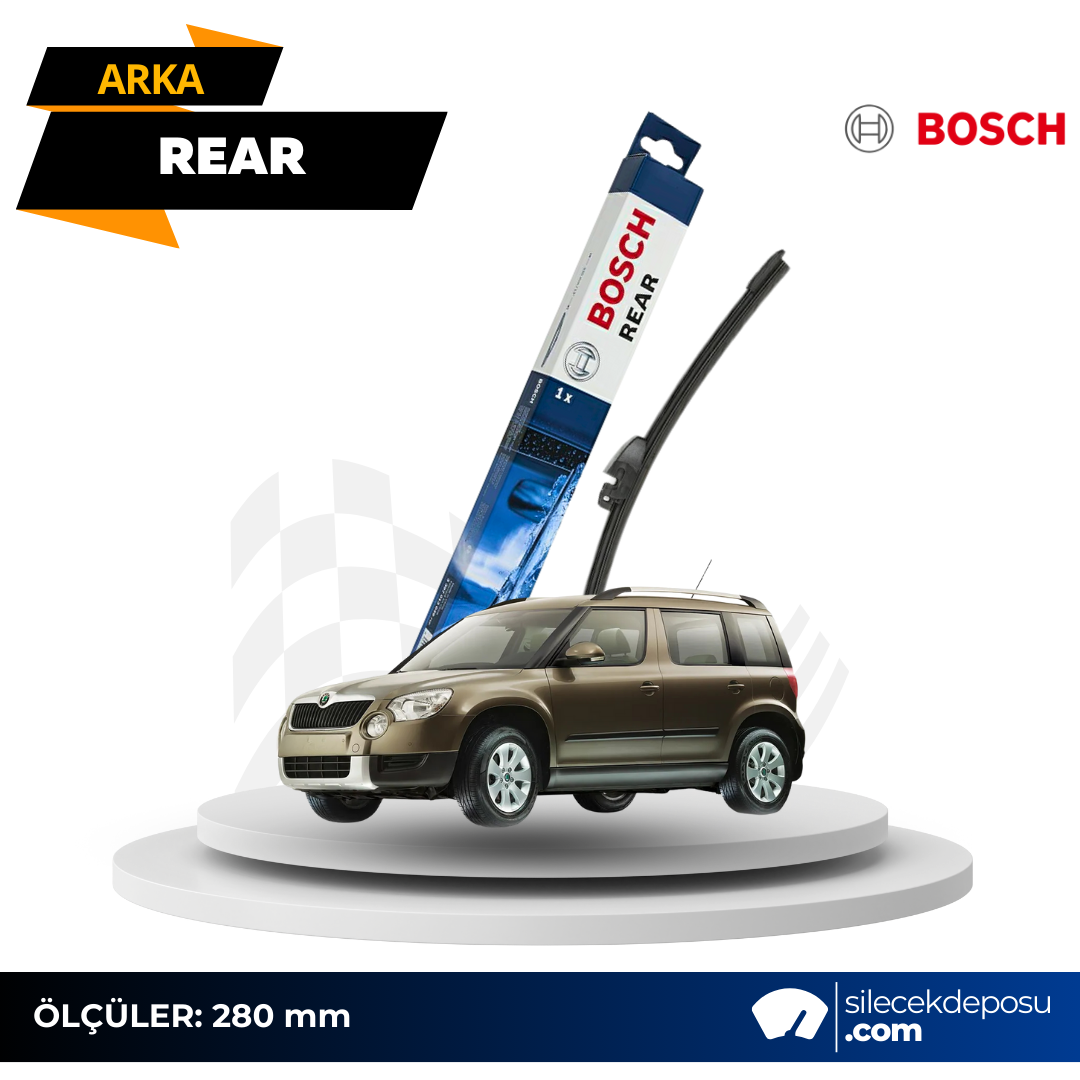 Skoda Yeti Arka Silecek 2009-2016 Bosch
