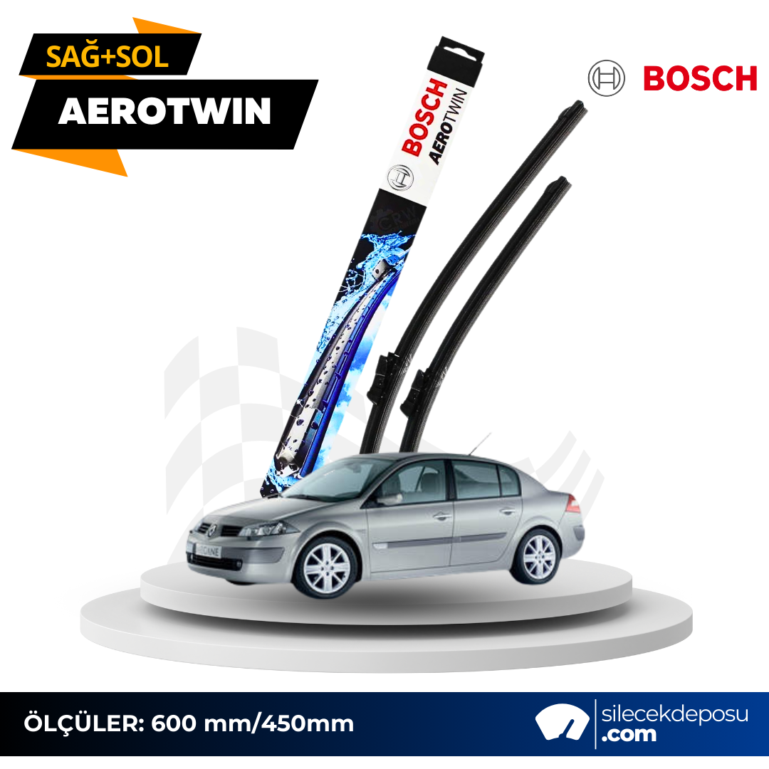 Renault Megane 2 Ön Silecek 2006-2009 Bosch Aerotwin