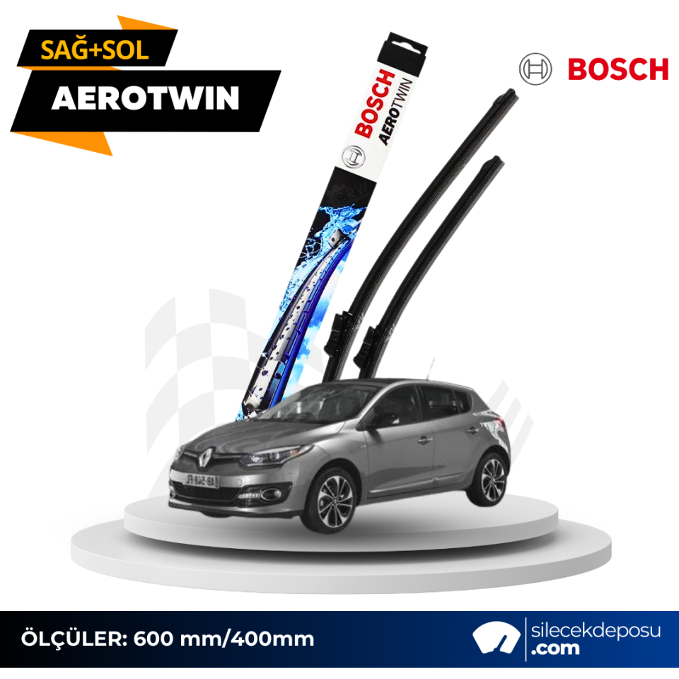 Renault Megane 3 Ön Silecek 2010-2015 Bosch Aerotwin