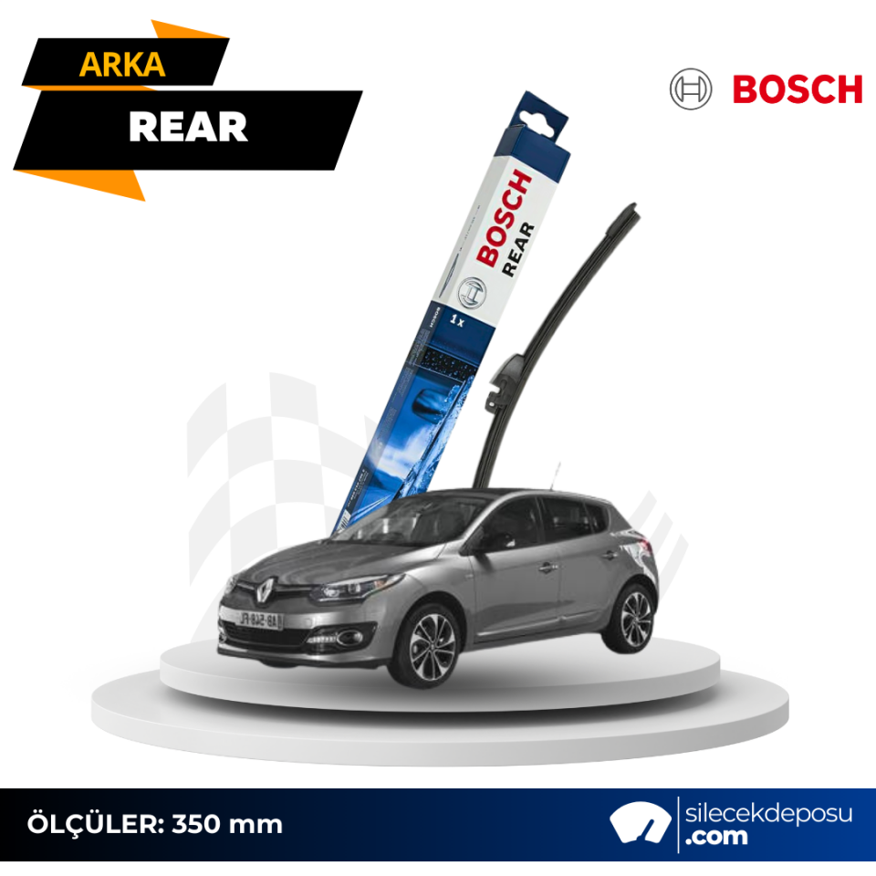 Renault Megane 3 Arka Silecek 2010-2014 Bosch