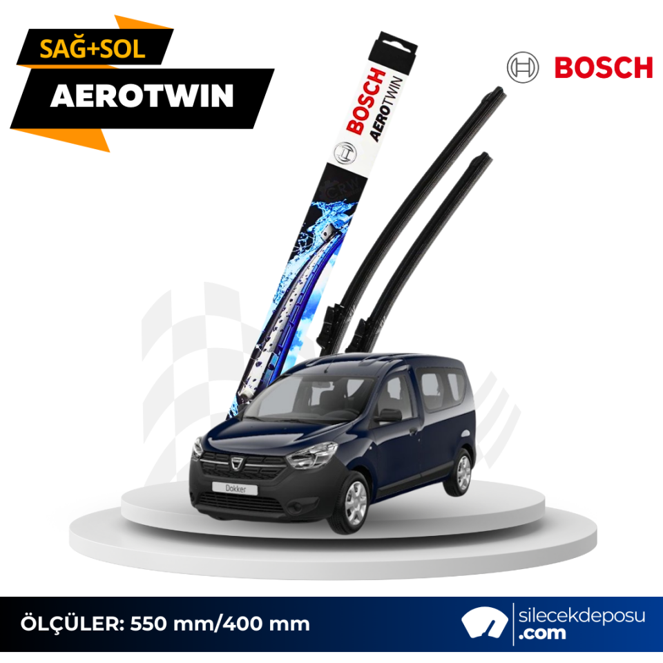 Dacia Dokker Ön Silecek 2016-2021 Bosch Aerotwin
