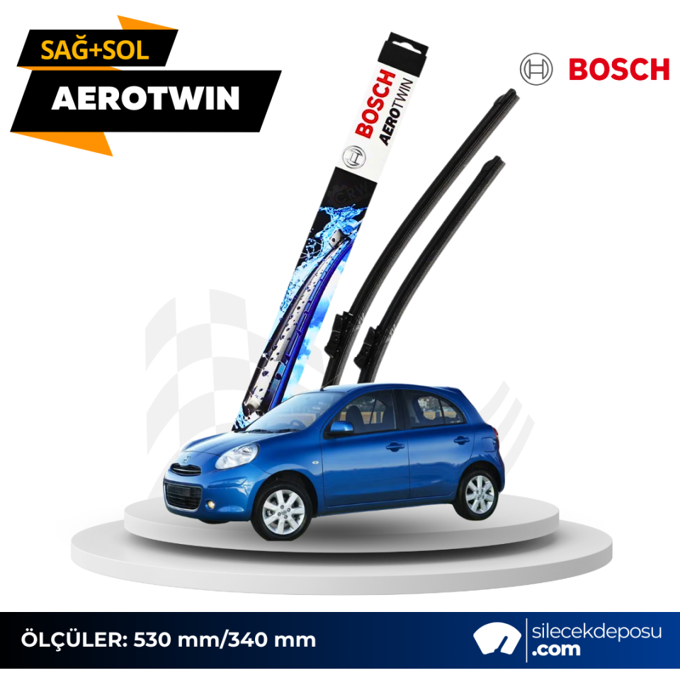 Nissan Micra Ön Silecek (2011-2018) Bosch Aerotwin AR21U/AR13U