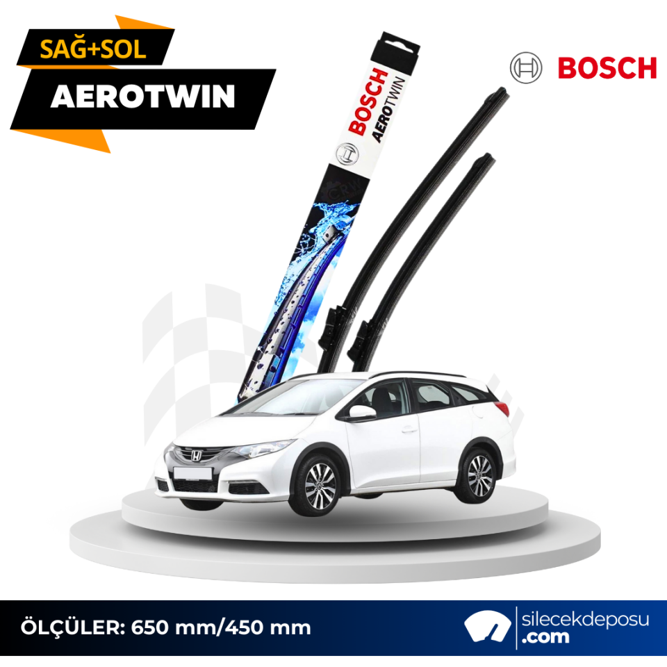 Honda Civic Ön Hatchback Silecek 2012-2015 Bosch Aerotwin