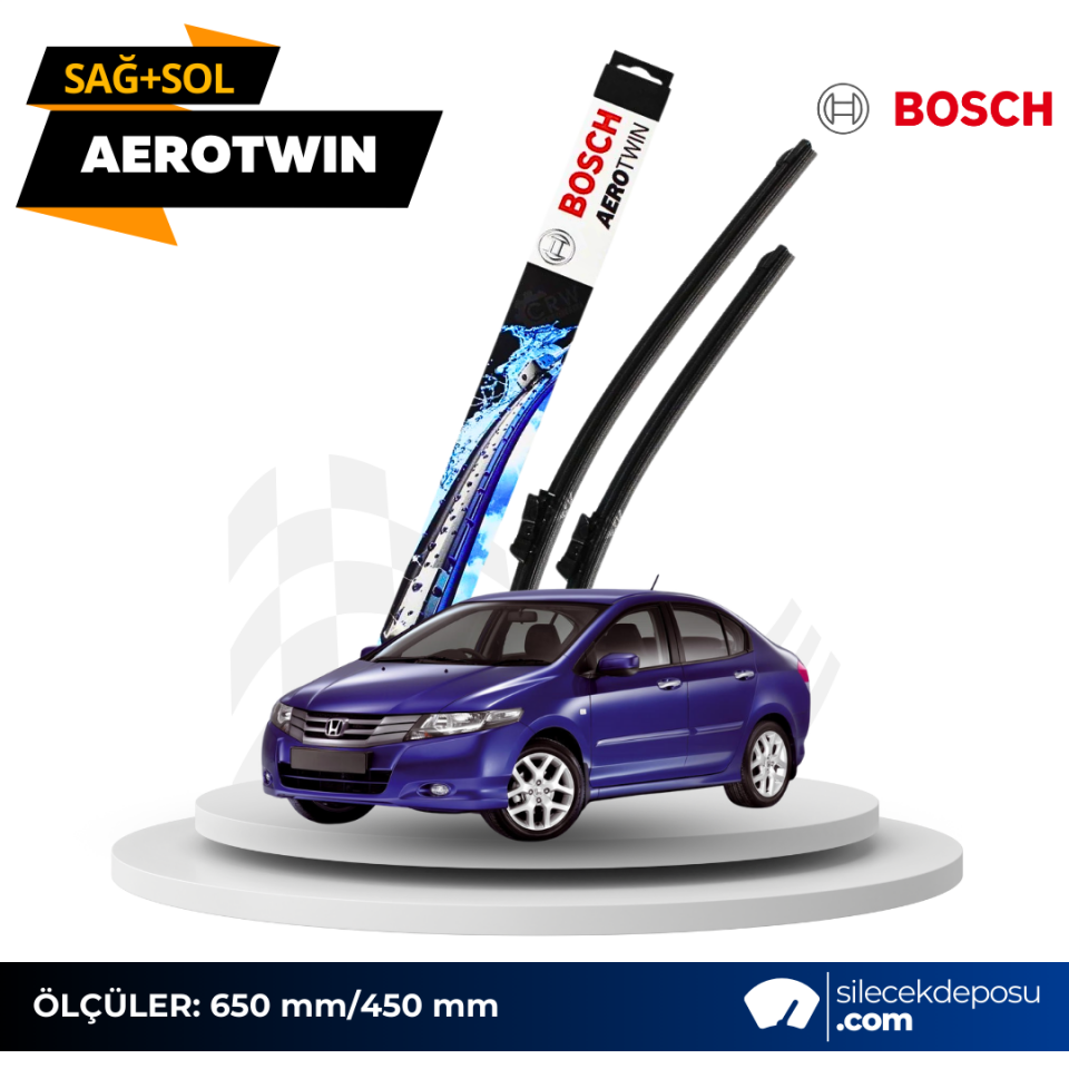 Honda City Ön Silecek 2006-2011 Bosch Aerotwin AR24U/AR13U