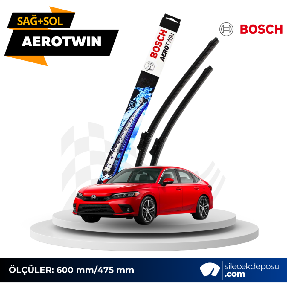 Honda Civic Ön Silecek 2022-2026 Bosch Aerotwin A620S