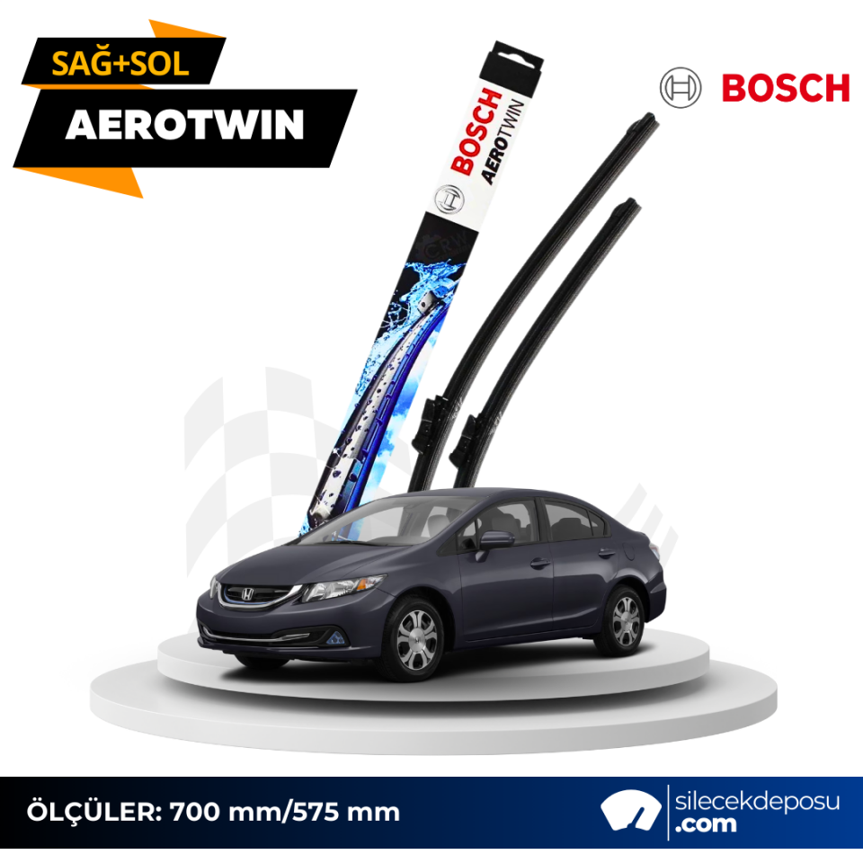 Honda Civic Ön Silecek 2012-2015 Bosch Aerotwin A392S