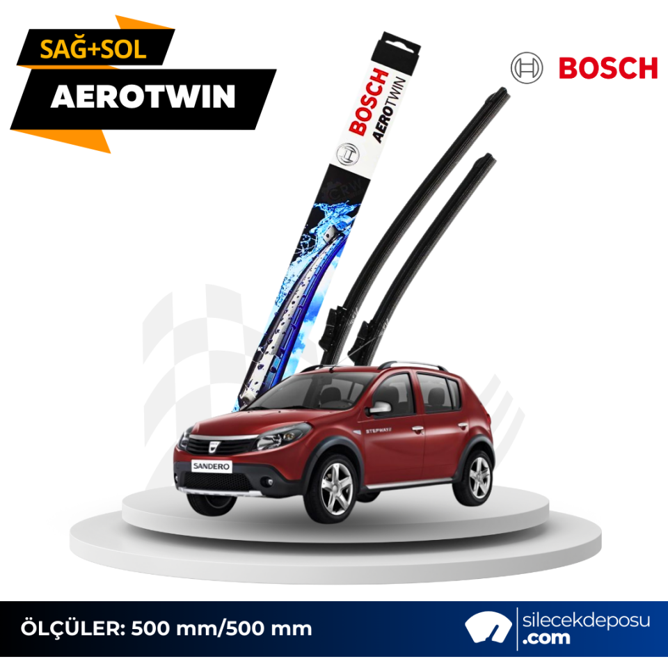 Dacia Sandero Ön Silecek 2008-2014 Bosch Aerotwin AR500S