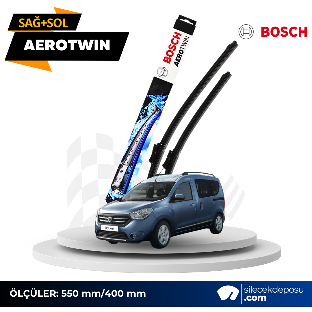 Dacia Dokker Ön Silecek 2012-2015 Bosch Aerotwin AR552S