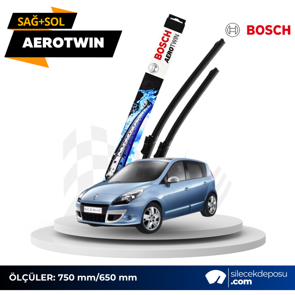 Renault Scenic Ön Silecek 2010-2015 Bosch Aerotwin A119S