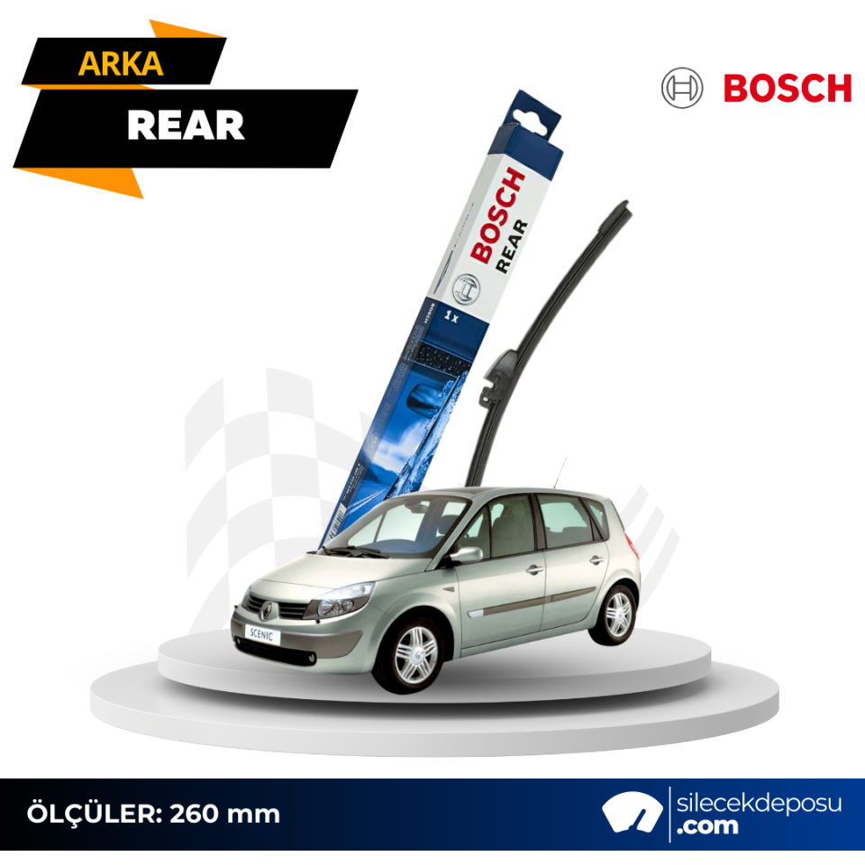 Renault Scenic Arka Silecek 2003-2005 Bosch H801