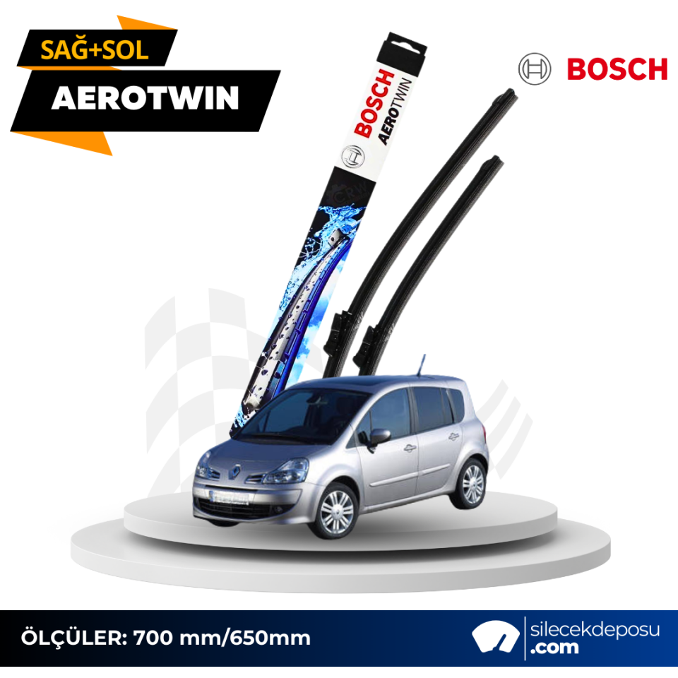 Renault Modus Ön Silecek 2005-2009 Bosch Aerotwin A962S