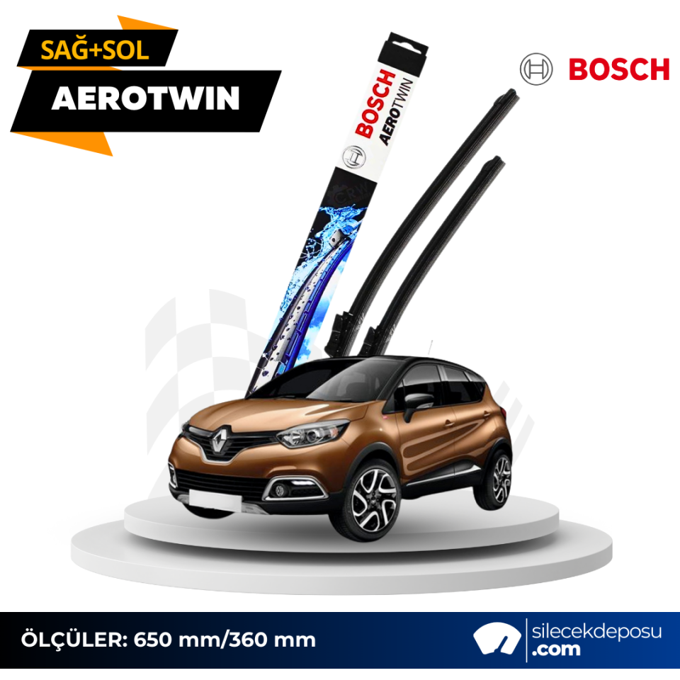 Renault Captur Ön Silecek 2016-2019 Bosch Aerotwin A250S