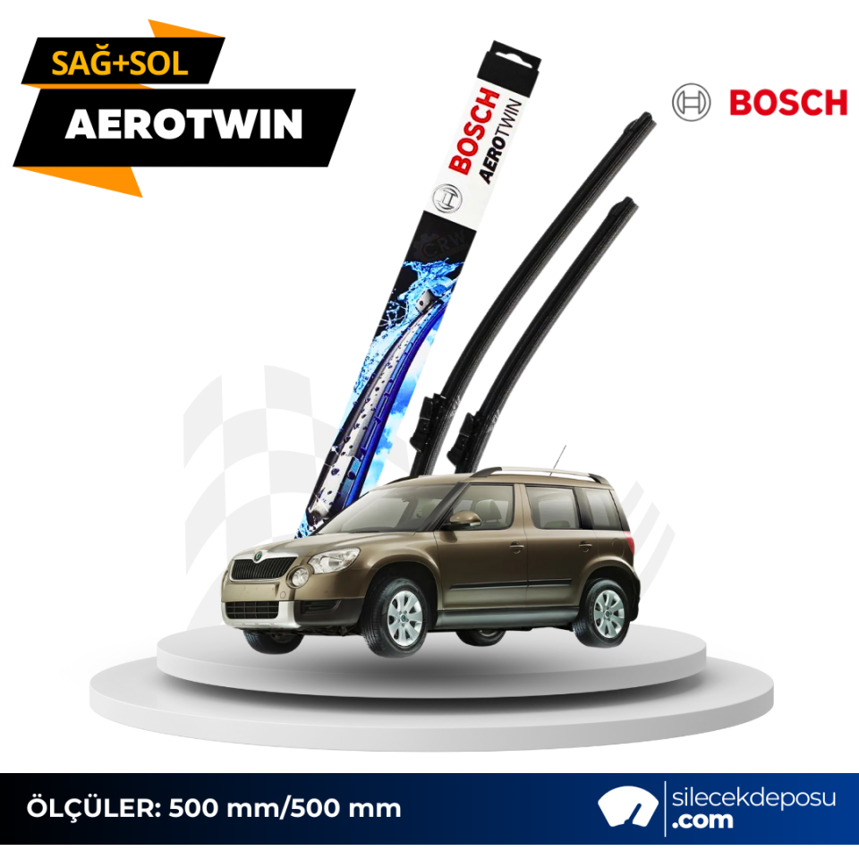 Skoda Yeti Ön Silecek 2009-2016 Bosch Aerotwin A979S