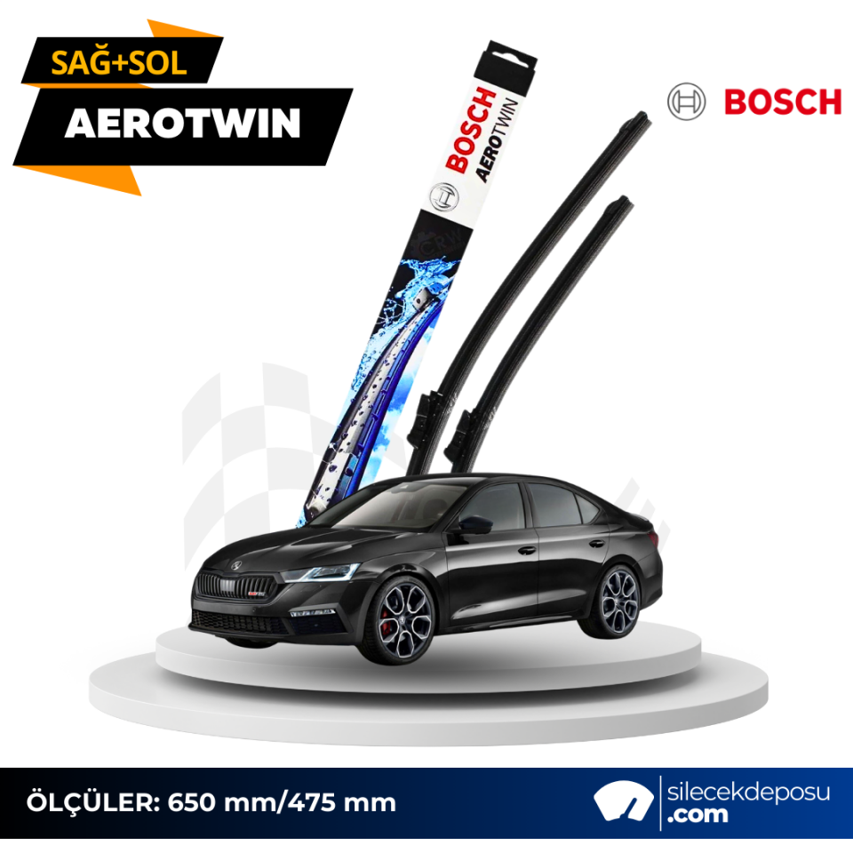 Skoda Octavia Ön Silecek 2020-2026 Bosch Aerotwin A102S