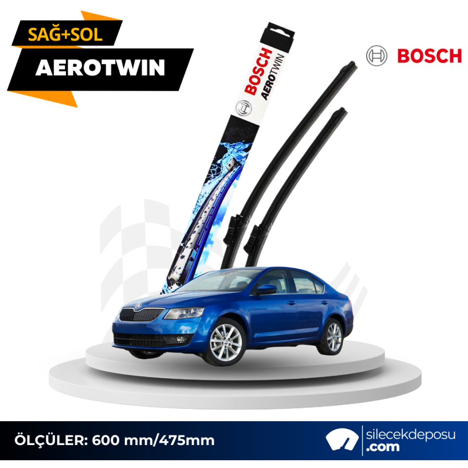 Skoda Octavia Ön Silecek 2013-2019 Bosch Aerotwin A620S