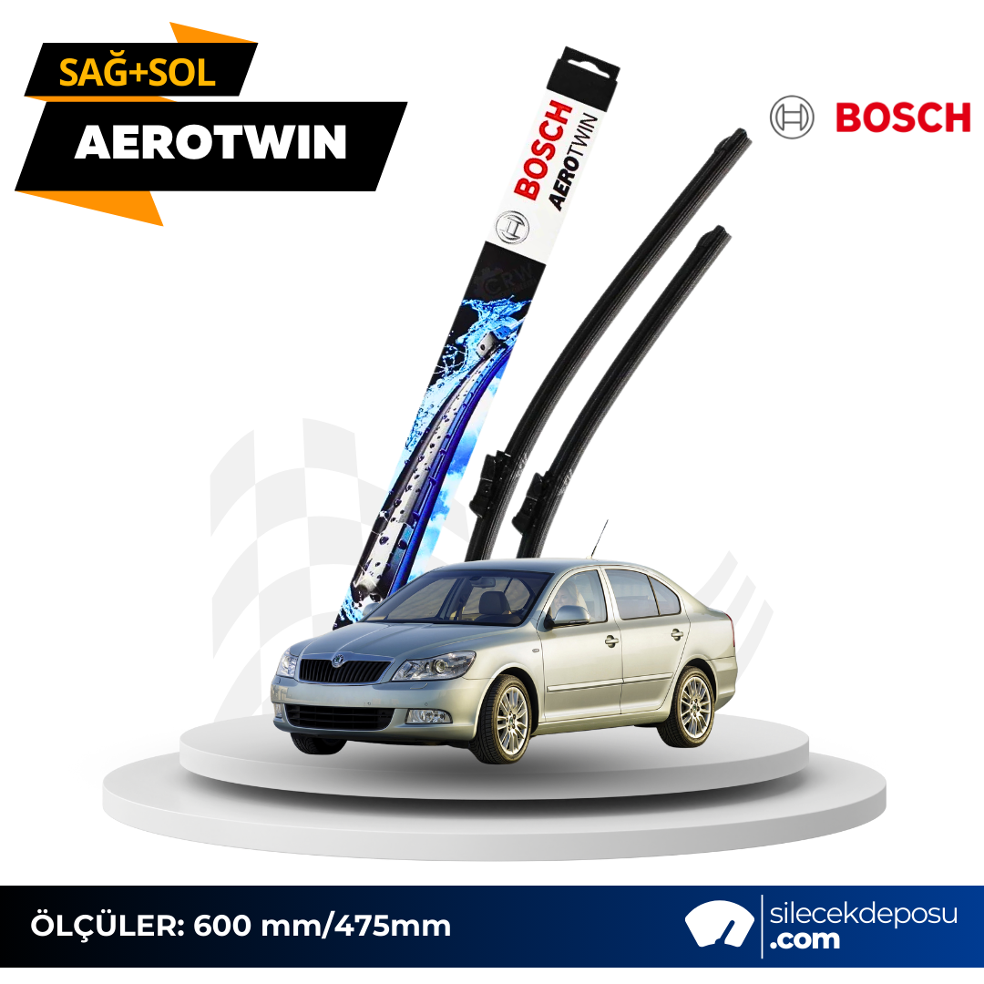 Skoda Octavia Ön Silecek 2006-2012 Bosch Aerotwin AM462S