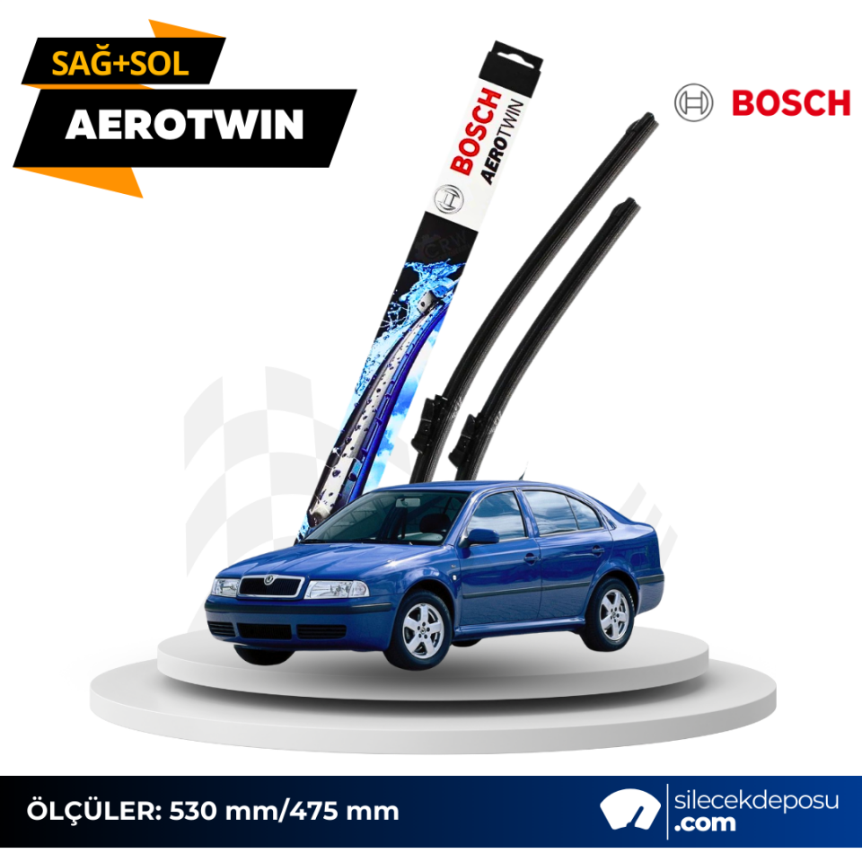 Skoda Octavia Ön Silecek 1996-2004 Bosch Aerotwin AR19U/AR21U