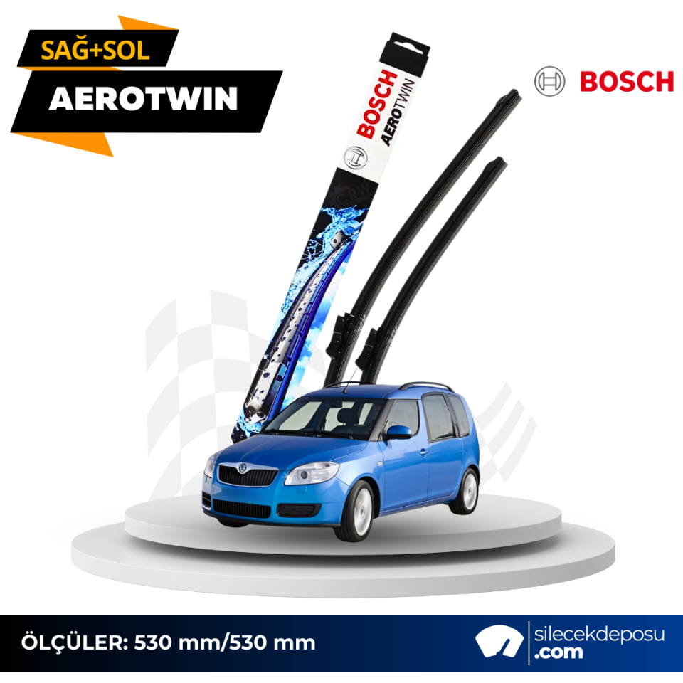 Skoda Roomster Ön Silecek 2006-2013 Bosch Aerotwin AP530U/AP530U