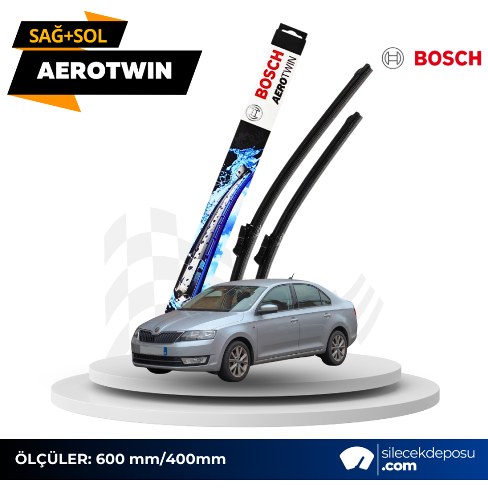 Skoda Rapid Ön Silecek 2012-2019 Bosch Aerotwin A555S