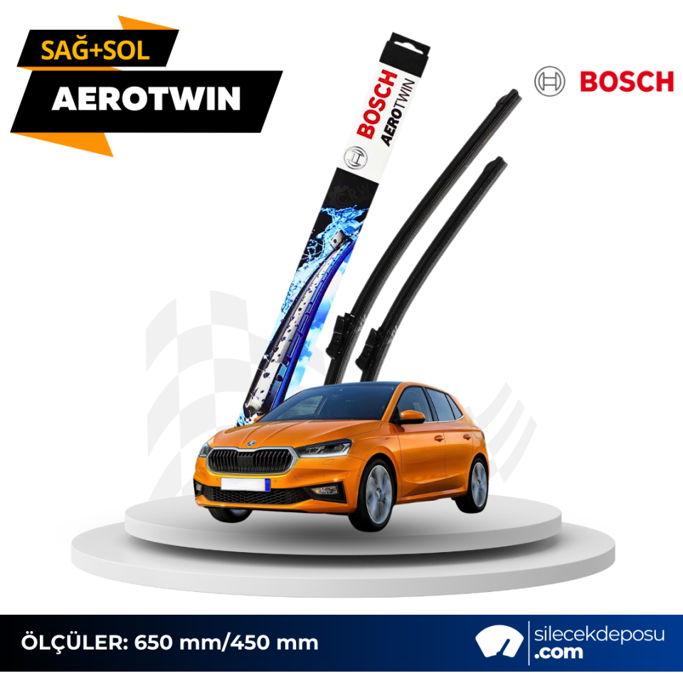 Skoda Fabia IV Ön Silecek 2022-2026 Bosch Aerotwin A863S