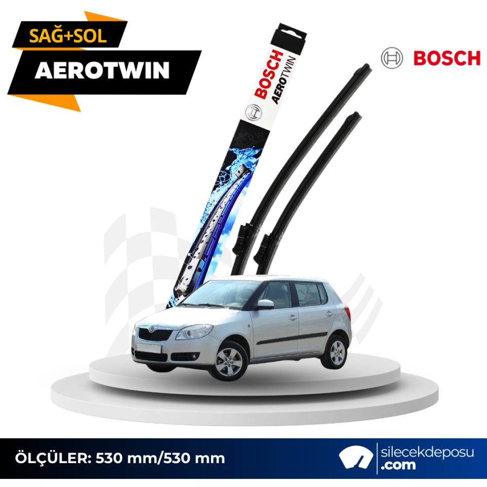 Skoda Fabia Ön Silecek 2007-2014 Bosch Aerotwin AP530U/AP530U