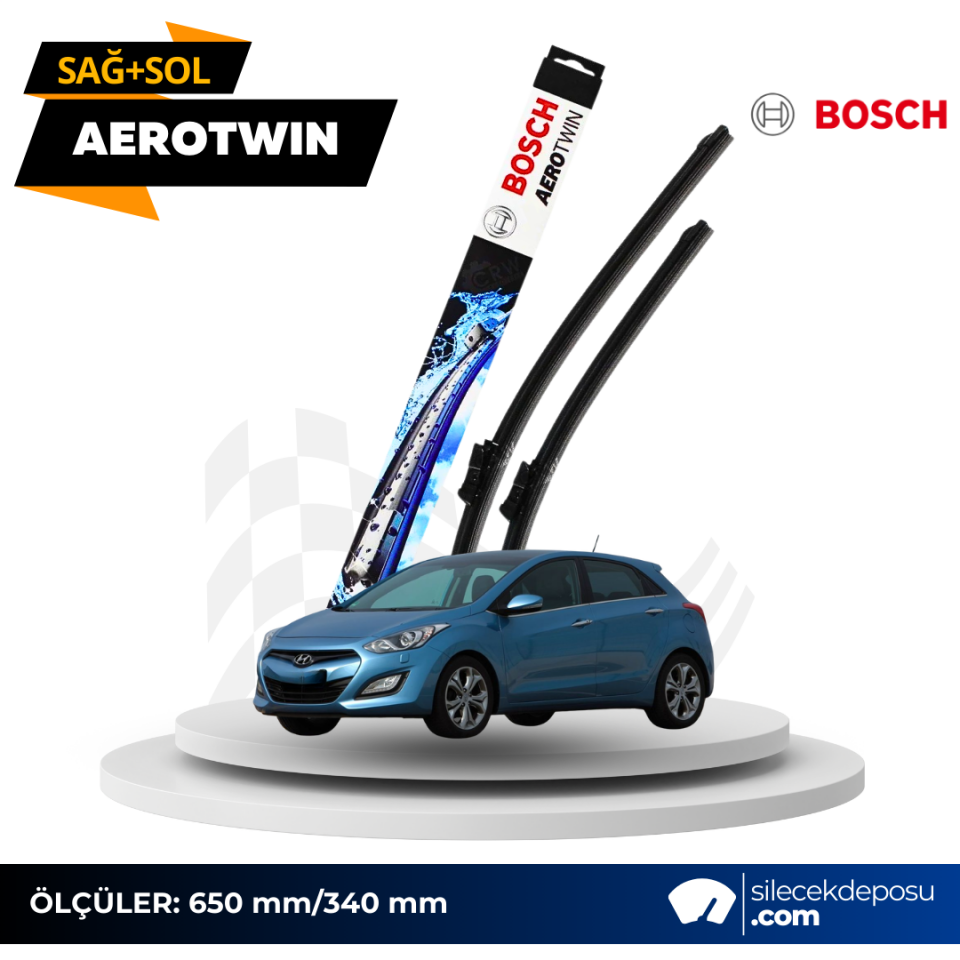 Hyundai i30 Ön Silecek 2012-2016 Bosch Aerotwin AR654S