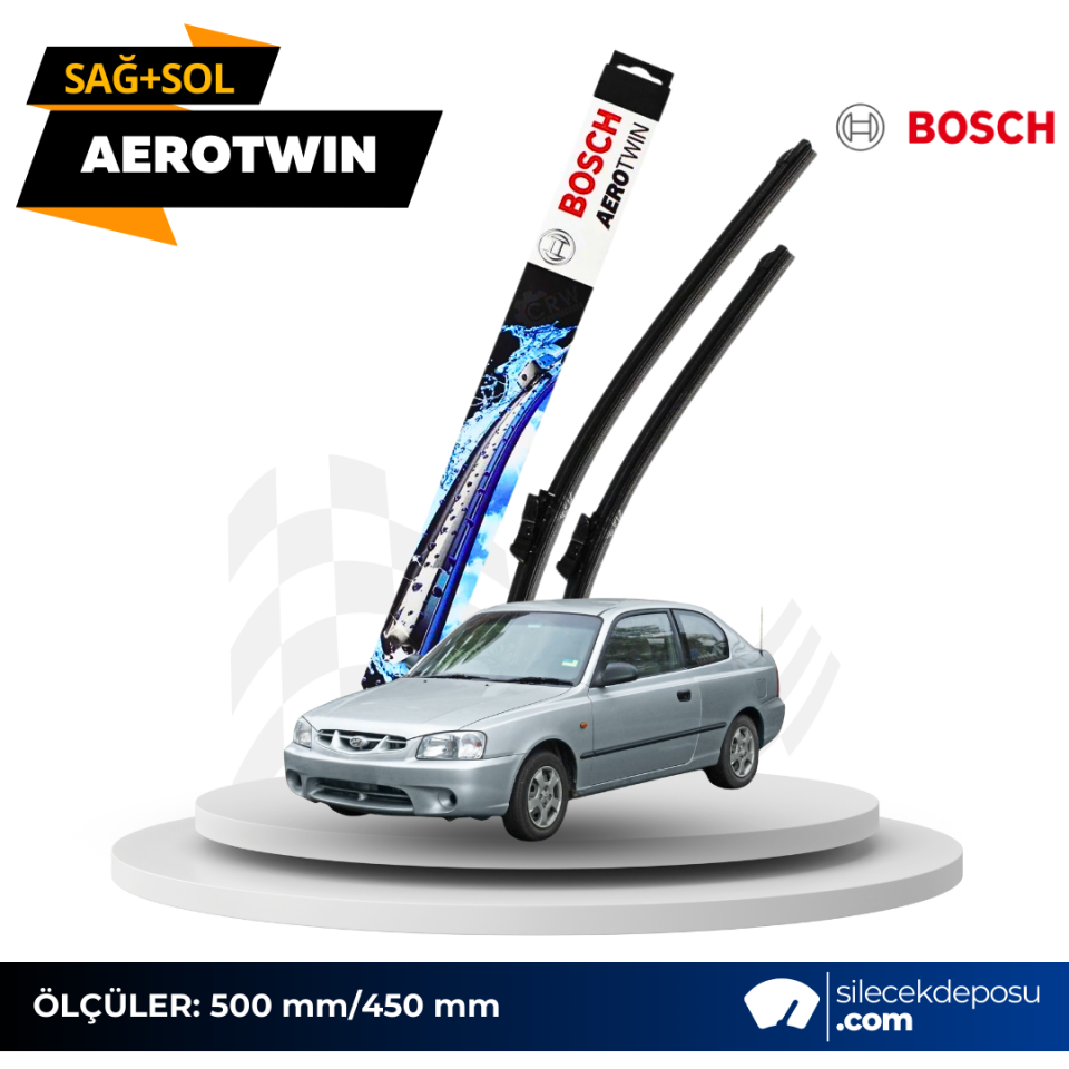 Hyundai Accent Ön Silecek 2000-2005 Bosch Aerotwin AR502S