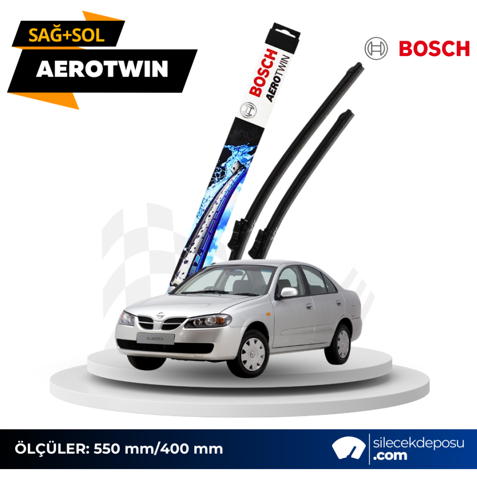Nissan Almera Ön Silecek (2000-2006) Bosch Aerotwin