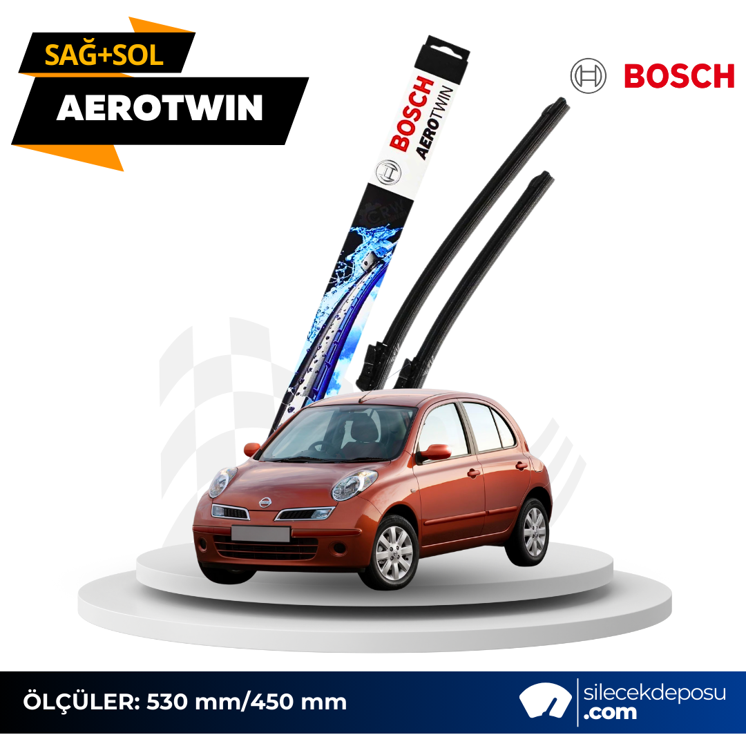 Nissan Micra Ön Silecek (2005-2010) Bosch Aerotwin
