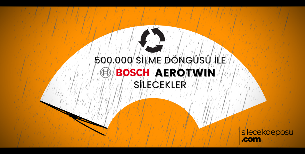 AEROTWIN SİLECEKLER 500.000 SİLME DÖNGÜSÜNE SAHİPTİR
